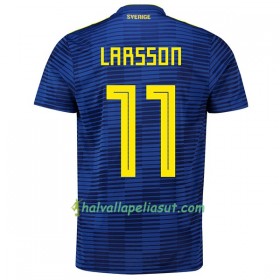 Jalkapallo Pelipaidat Ruotsi Larsson 11 World Cup 2018 Vieraspaita